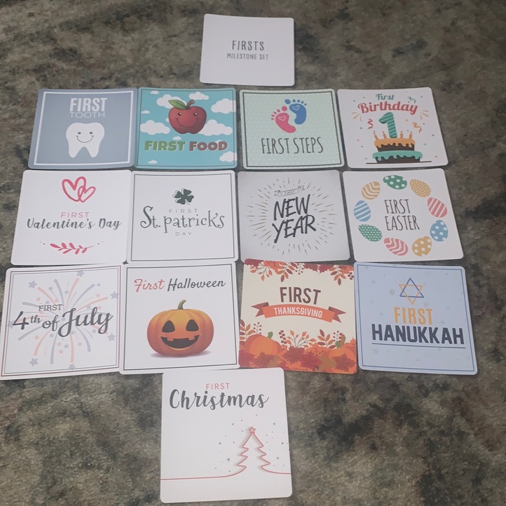 First milestone cards